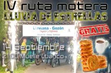 IV Ruta motera Lluvia de Estrellas